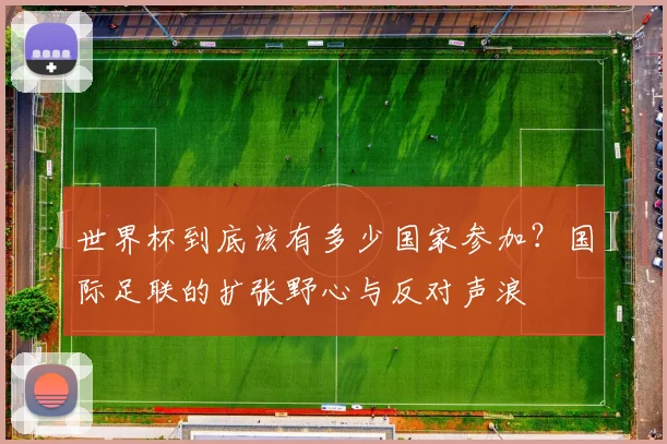 世界杯到底该有多少国家参加?国际足联的扩张野心与反对声浪
