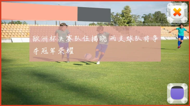 欧洲杯决赛队伍揭晓 两支球队将争夺冠军荣耀